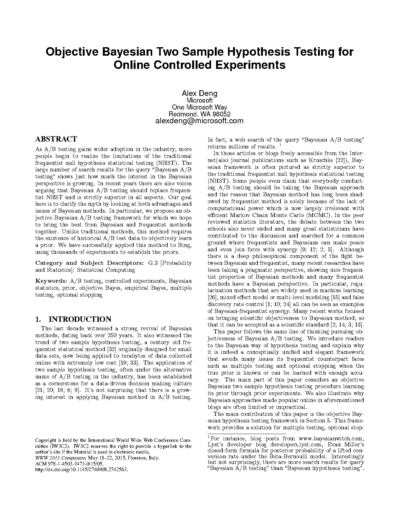 hypothesis testing with two samples examples